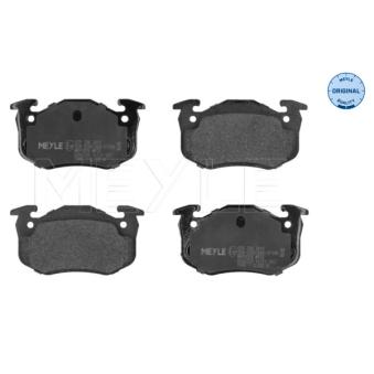 Jeu de 4 plaquettes de frein avant MEYLE OEM 7701202710