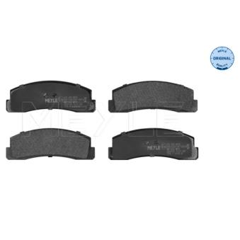 Jeu de 4 plaquettes de frein avant MEYLE OEM 21213501090