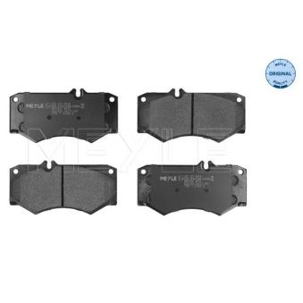 Jeu de 4 plaquettes de frein avant MEYLE OEM 291698151