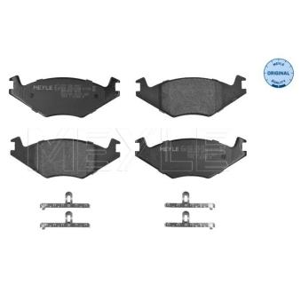 Jeu de 4 plaquettes de frein avant MEYLE [025 208 8917]