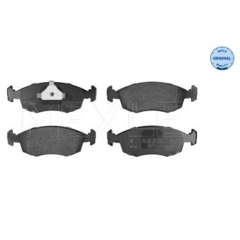 Jeu de 4 plaquettes de frein avant MEYLE [025 209 0818]