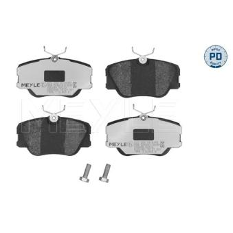 Jeu de 4 plaquettes de frein avant MEYLE 025 209 4119/PD pour SUZUKI S-CROSS E 200 D - 75cv