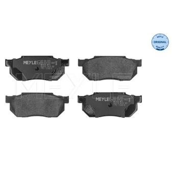 Jeu de 4 plaquettes de frein avant MEYLE [025 209 5915]