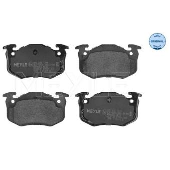 Jeu de 4 plaquettes de frein arrière MEYLE 025 209 7311 pour LANCIA THESIS 1.8 - 110cv