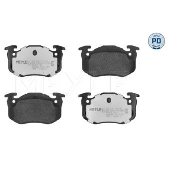 Jeu de 4 plaquettes de frein arrière MEYLE 025 209 7311/PD pour LANCIA THESIS 1.8 - 110cv