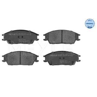 Jeu de 4 plaquettes de frein avant MEYLE OEM 5810132300