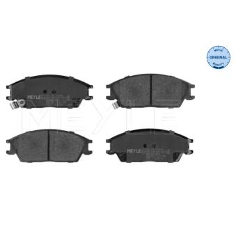 Jeu de 4 plaquettes de frein avant MEYLE OEM 5820228A00