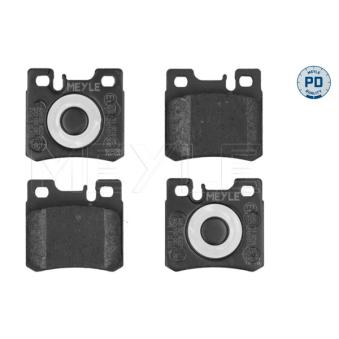 Jeu de 4 plaquettes de frein arrière MEYLE 025 211 9715/PD pour OPEL SINTRA E Evolution II 2.5 - 235cv