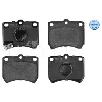Jeu de 4 plaquettes de frein avant MEYLE OEM DA193328Z Jeu de 4 plaquettes de frein avant MEYLE OEM DA193328Z