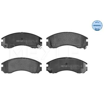 Jeu de 4 plaquettes de frein avant MEYLE OEM 4605A774