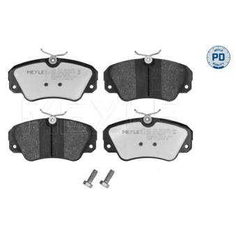 Jeu de 4 plaquettes de frein avant MEYLE OEM 9192124