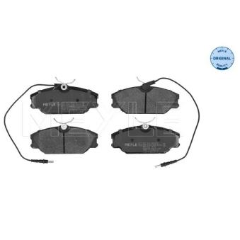 Jeu de 4 plaquettes de frein avant MEYLE [025 213 8818/W]