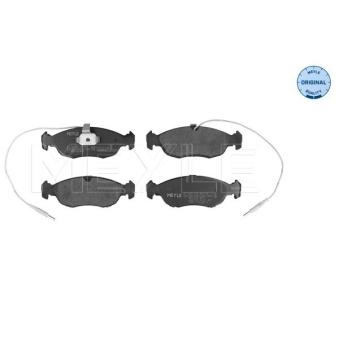 Jeu de 4 plaquettes de frein avant MEYLE OEM E172030