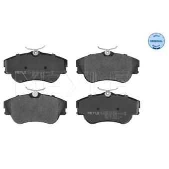 Jeu de 4 plaquettes de frein avant MEYLE OEM 701698151J
