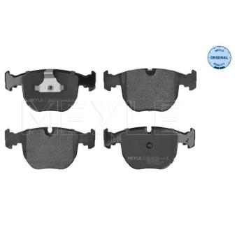 Jeu de 4 plaquettes de frein avant MEYLE [025 214 8619]