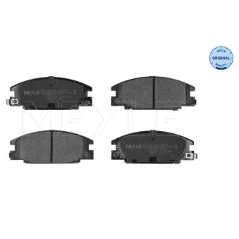 Jeu de 4 plaquettes de frein avant MEYLE [025 215 4316/W]
