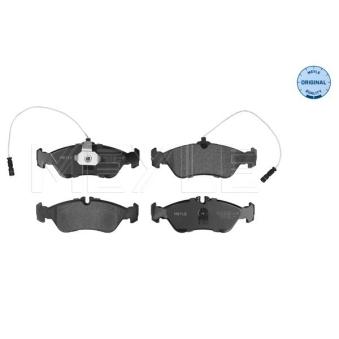 Jeu de 4 plaquettes de frein arrière MEYLE OEM 0024206020