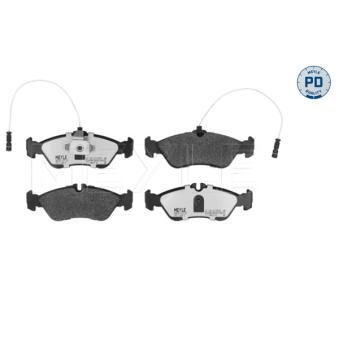 Jeu de 4 plaquettes de frein arrière MEYLE OEM 0024206020