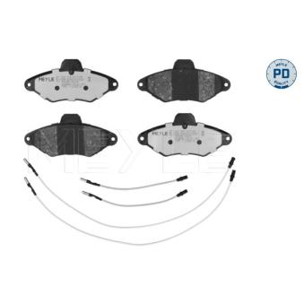 Jeu de 4 plaquettes de frein avant MEYLE OEM 425156