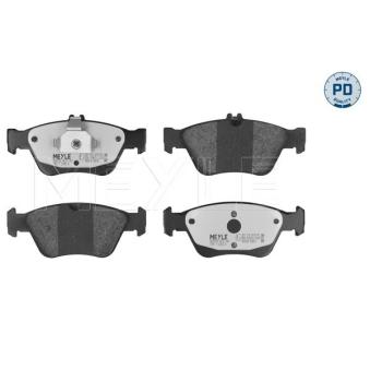 Jeu de 4 plaquettes de frein avant MEYLE OEM N004420022041 Jeu de 4 plaquettes de frein avant MEYLE OEM N004420022041