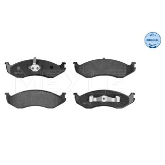 Jeu de 4 plaquettes de frein avant MEYLE [025 218 2217]