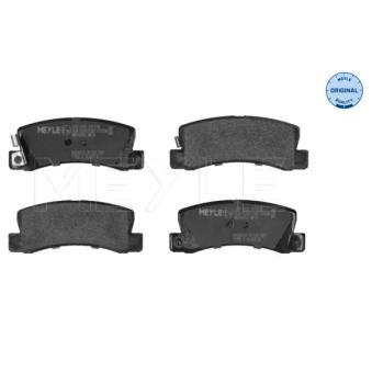 Jeu de 4 plaquettes de frein arrière MEYLE OEM 0449232080