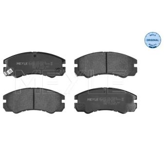 Jeu de 4 plaquettes de frein avant MEYLE OEM 1605848