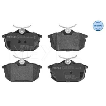 Jeu de 4 plaquettes de frein arrière MEYLE OEM 31262468 Jeu de 4 plaquettes de frein arrière MEYLE OEM 31262468