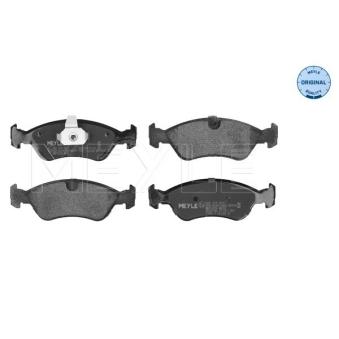 Jeu de 4 plaquettes de frein avant MEYLE OEM 1605911 Jeu de 4 plaquettes de frein avant MEYLE OEM 1605911