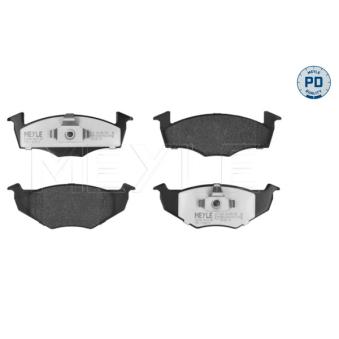 Jeu de 4 plaquettes de frein avant MEYLE OEM JZW698151E
