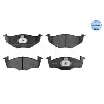 Jeu de 4 plaquettes de frein avant MEYLE OEM 1H0698151A