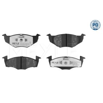 Jeu de 4 plaquettes de frein avant MEYLE OEM 1H0698151A