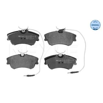 Jeu de 4 plaquettes de frein avant MEYLE OEM 6025370851 Jeu de 4 plaquettes de frein avant MEYLE OEM 6025370851