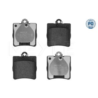 Jeu de 4 plaquettes de frein arrière MEYLE OEM A0044201720