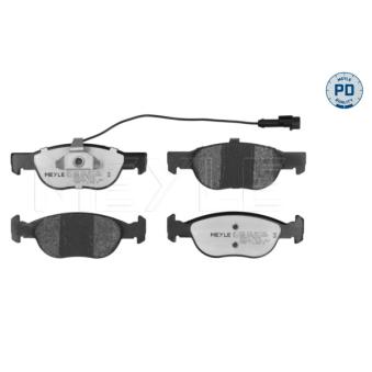 Jeu de 4 plaquettes de frein avant MEYLE OEM 9947600