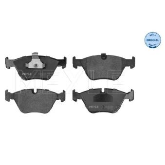 Jeu de 4 plaquettes de frein avant MEYLE [025 219 9020]