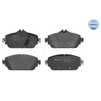 Jeu de 4 plaquettes de frein avant MEYLE OEM A0084203720