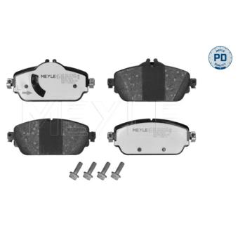 Jeu de 4 plaquettes de frein avant MEYLE OEM A0084203720