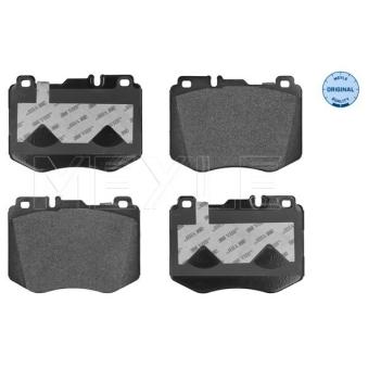 Jeu de 4 plaquettes de frein avant MEYLE 025 220 4718 pour TOYOTA COROLLA E 200 EQ Boost - 197cv