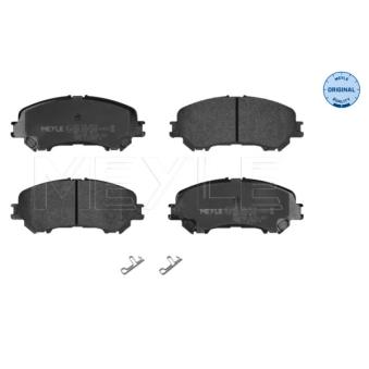 Jeu de 4 plaquettes de frein avant MEYLE OEM D10604EA0AVA