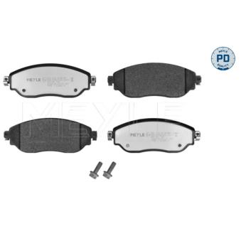 Jeu de 4 plaquettes de frein avant MEYLE OEM 410601073R