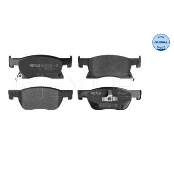 Jeu de 4 plaquettes de frein avant MEYLE 025 223 4220 pour AUDI A6 1.6 CDTi - 110cv