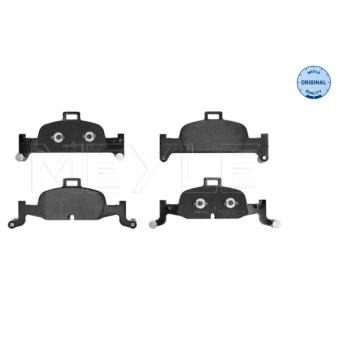 Jeu de 4 plaquettes de frein avant MEYLE OEM 8W0698151M