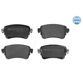 Jeu de 4 plaquettes de frein arrière MEYLE 025 225 8818 pour CITROEN JUMPY E-JUMPY - 136cv