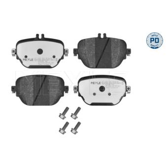 Jeu de 4 plaquettes de frein avant MEYLE 025 226 0218/PD pour CHEVROLET AVALANCHE E 450 EQ Boost 4-matic - 367cv