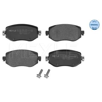 Jeu de 4 plaquettes de frein avant MEYLE OEM 410603407R