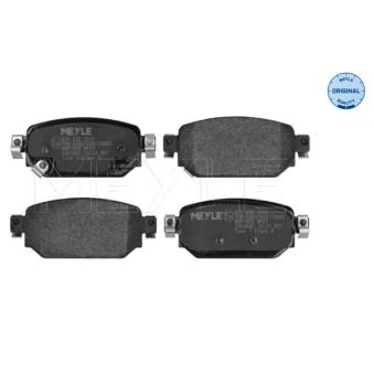 Jeu de 4 plaquettes de frein avant MEYLE 025 226 2315 pour MAZDA CX-3 2.0 - 120cv