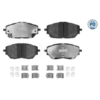 Jeu de 4 plaquettes de frein avant MEYLE OEM 04465F4010