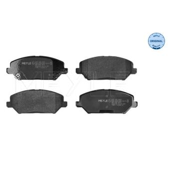 Jeu de 4 plaquettes de frein avant MEYLE 025 228 0420 pour DODGE VIPER 1.6 CRDi - 110cv