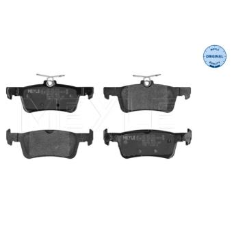 Jeu de 4 plaquettes de frein arrière MEYLE OEM 2123543